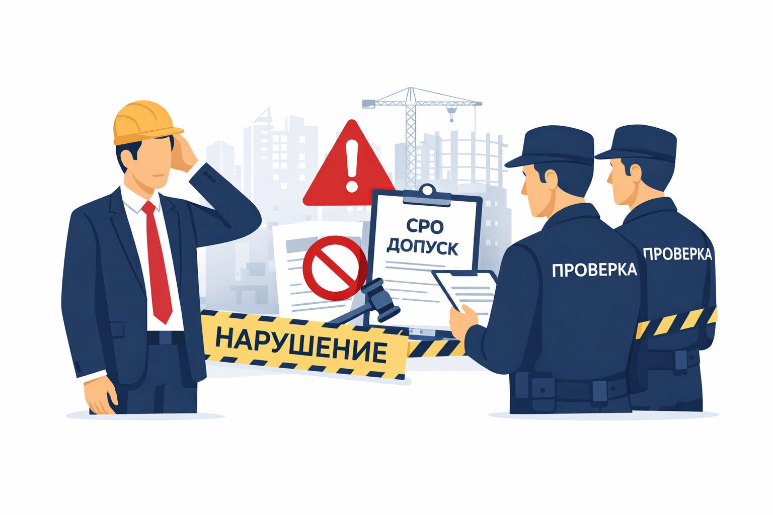 Чем грозит отсутствие допуска СРО?